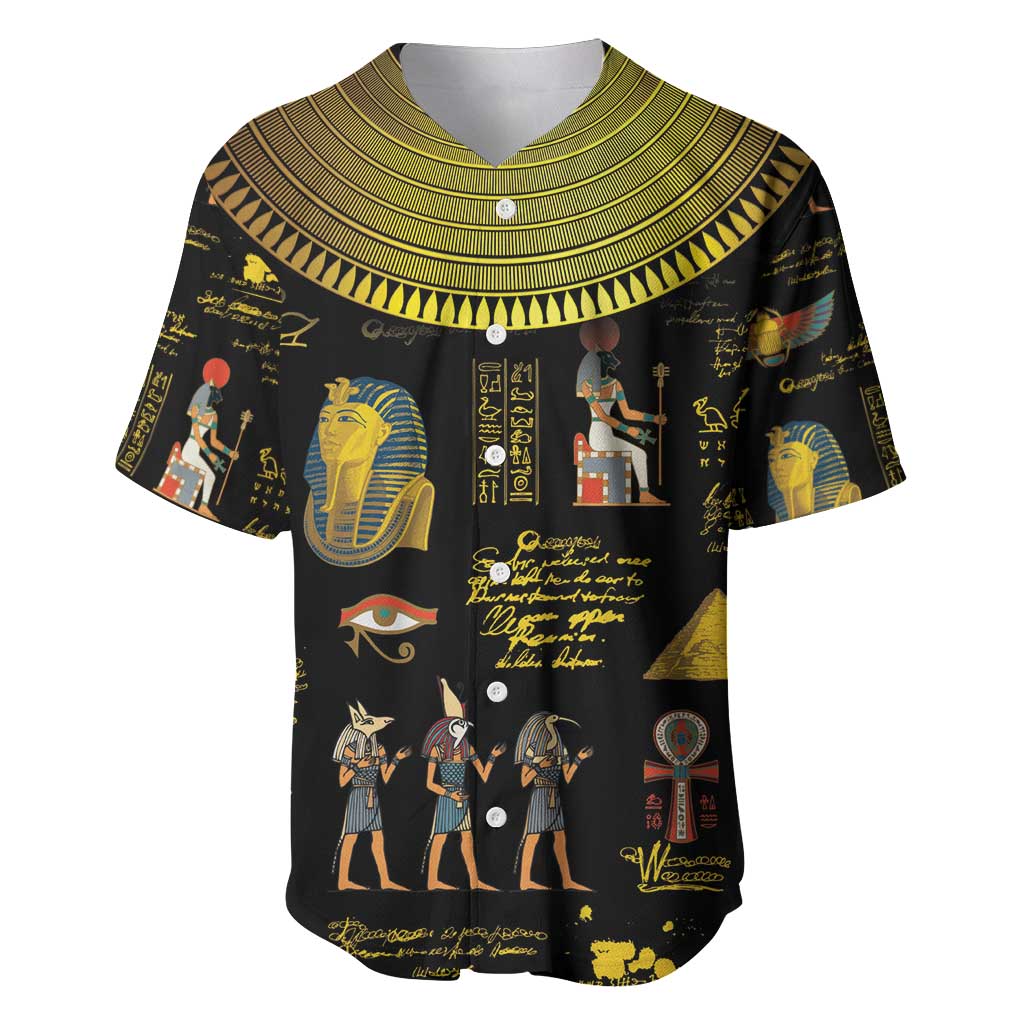 Ancient Egypt and Hieroglyphs Baseball Jersey LT9