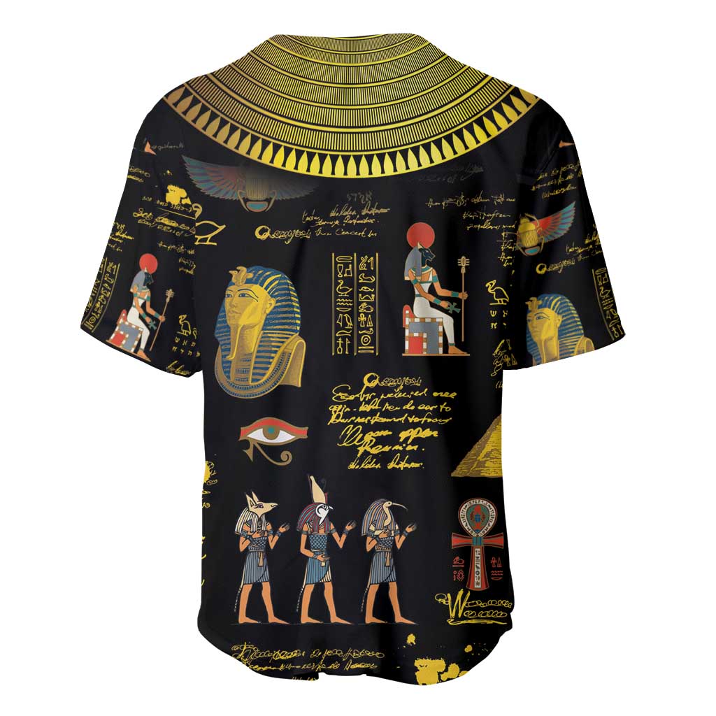 Ancient Egypt and Hieroglyphs Baseball Jersey LT9