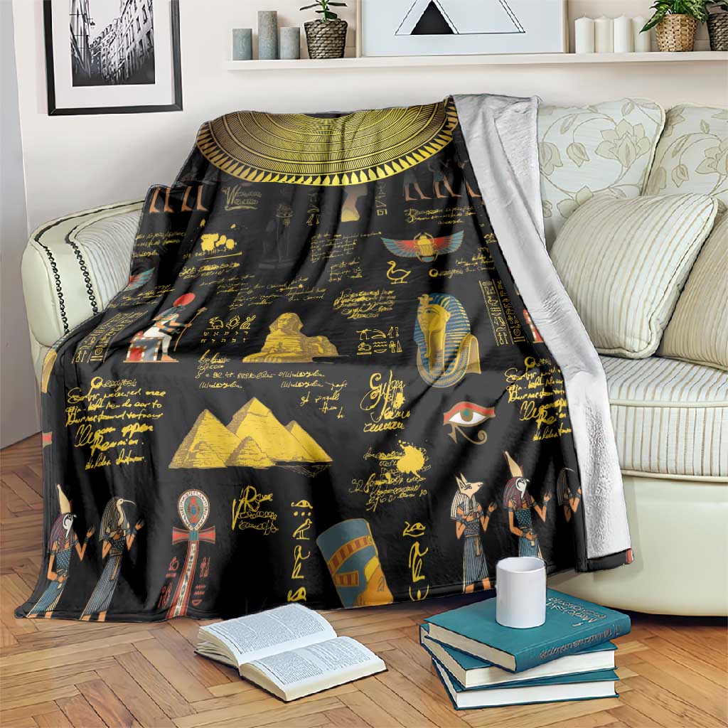 Ancient Egypt and Hieroglyphs Blanket LT9