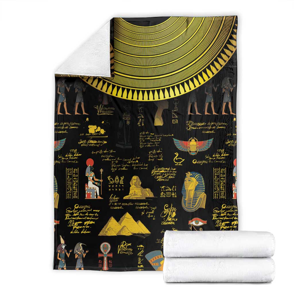Ancient Egypt and Hieroglyphs Blanket LT9