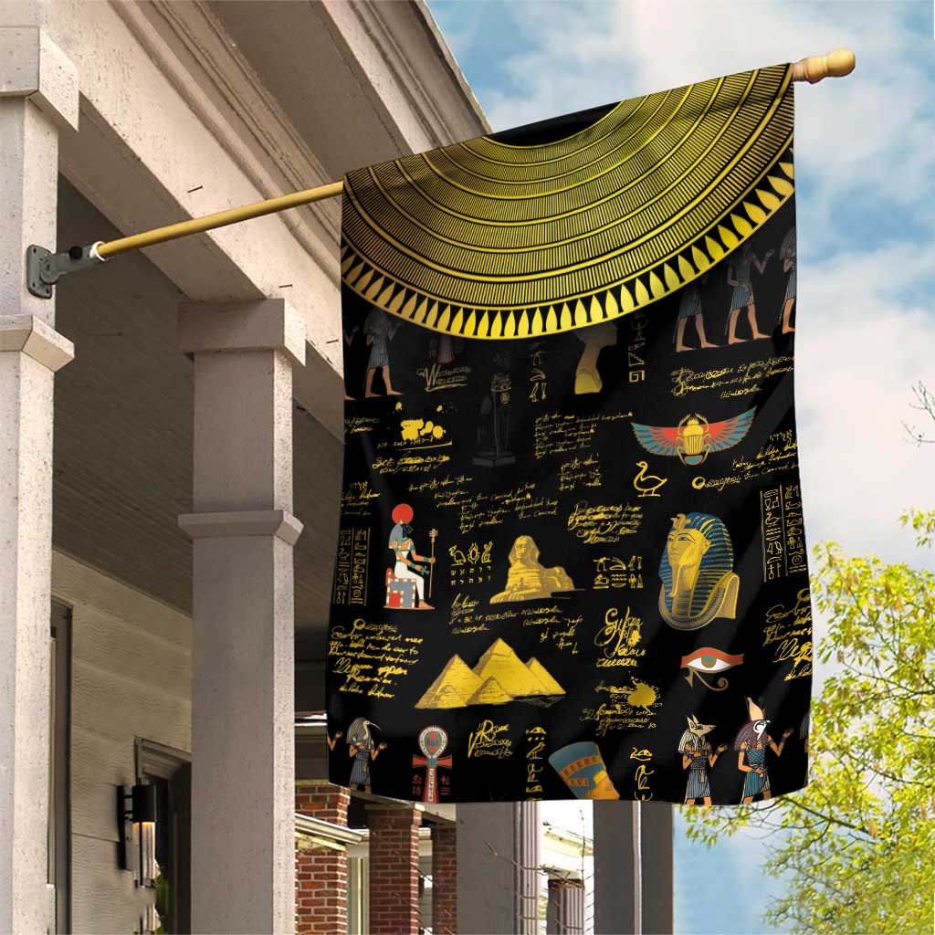 Ancient Egypt and Hieroglyphs Garden Flag LT9