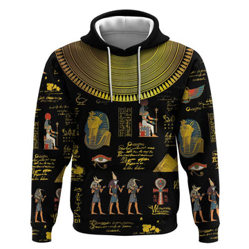 Ancient Egypt and Hieroglyphs Hoodie LT9
