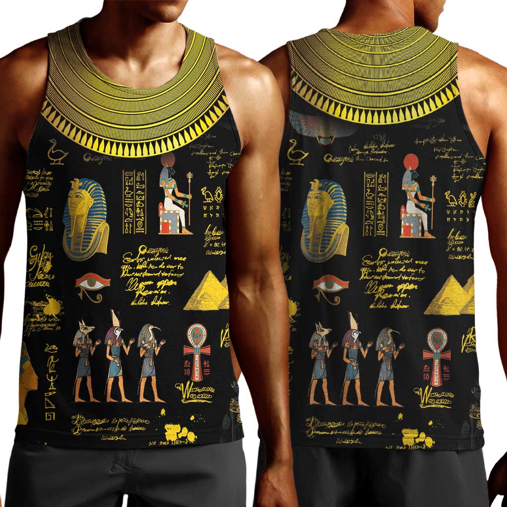 Ancient Egypt and Hieroglyphs Men Tank Top LT9