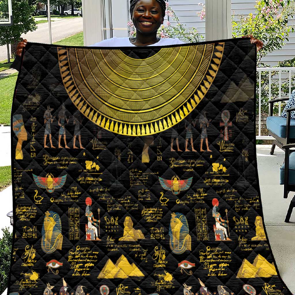 Ancient Egypt and Hieroglyphs Quilt LT9