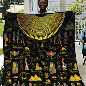 Ancient Egypt and Hieroglyphs Quilt LT9
