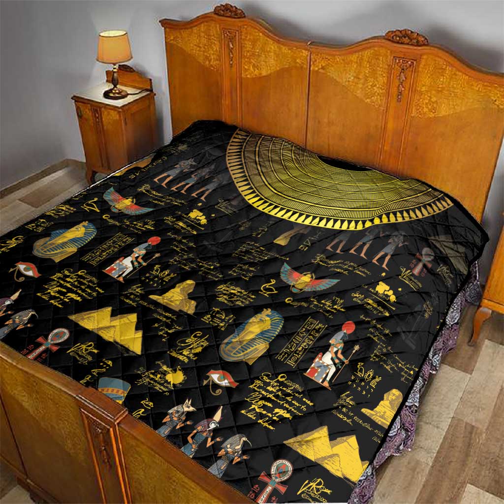Ancient Egypt and Hieroglyphs Quilt LT9