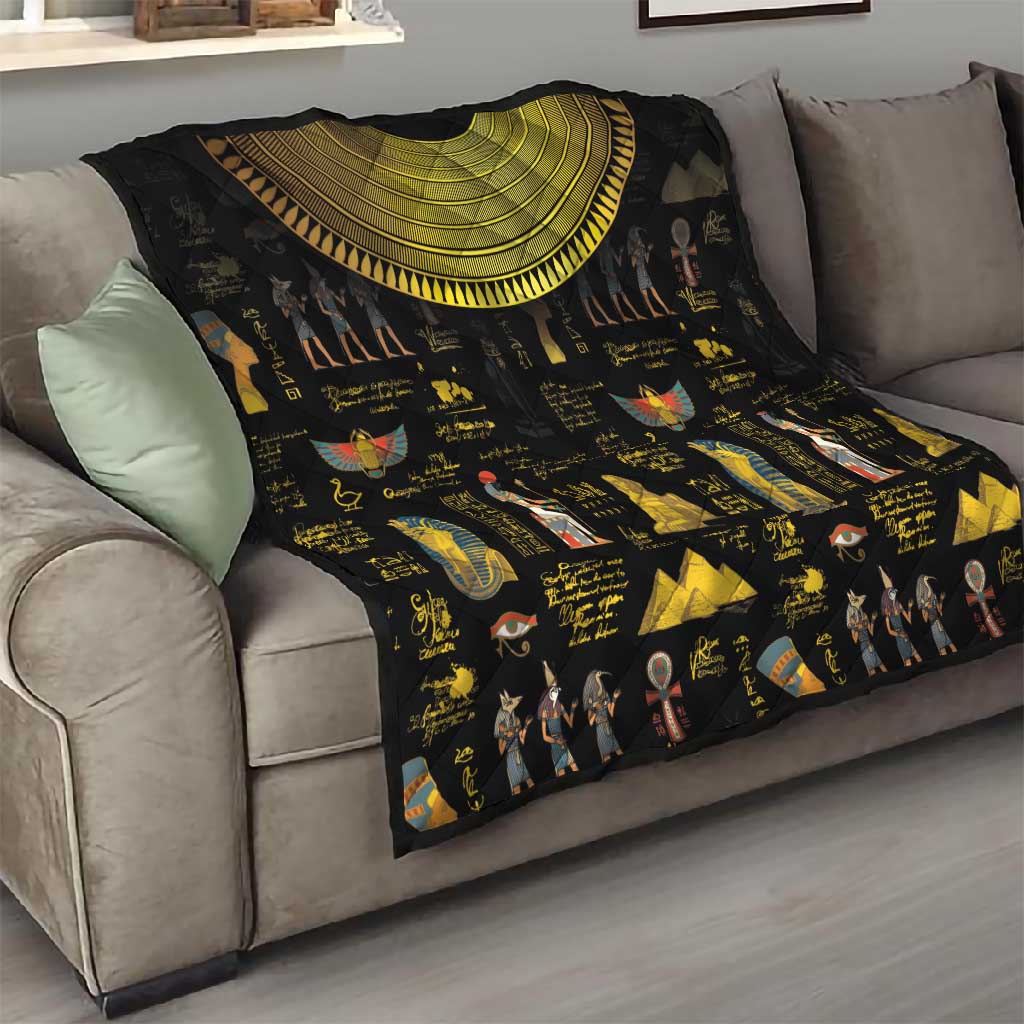 Ancient Egypt and Hieroglyphs Quilt LT9