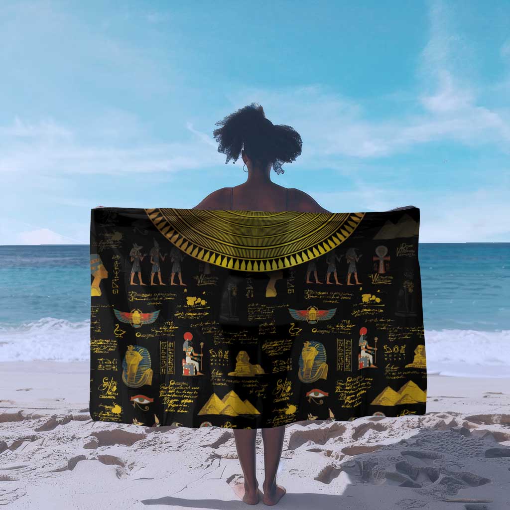 Ancient Egypt and Hieroglyphs Sarong LT9