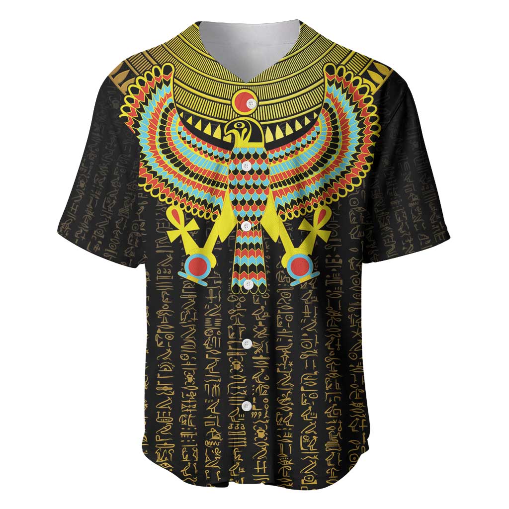 Ancient Egyptian Baseball Jersey Symbol of Horus The Falcon God LT9