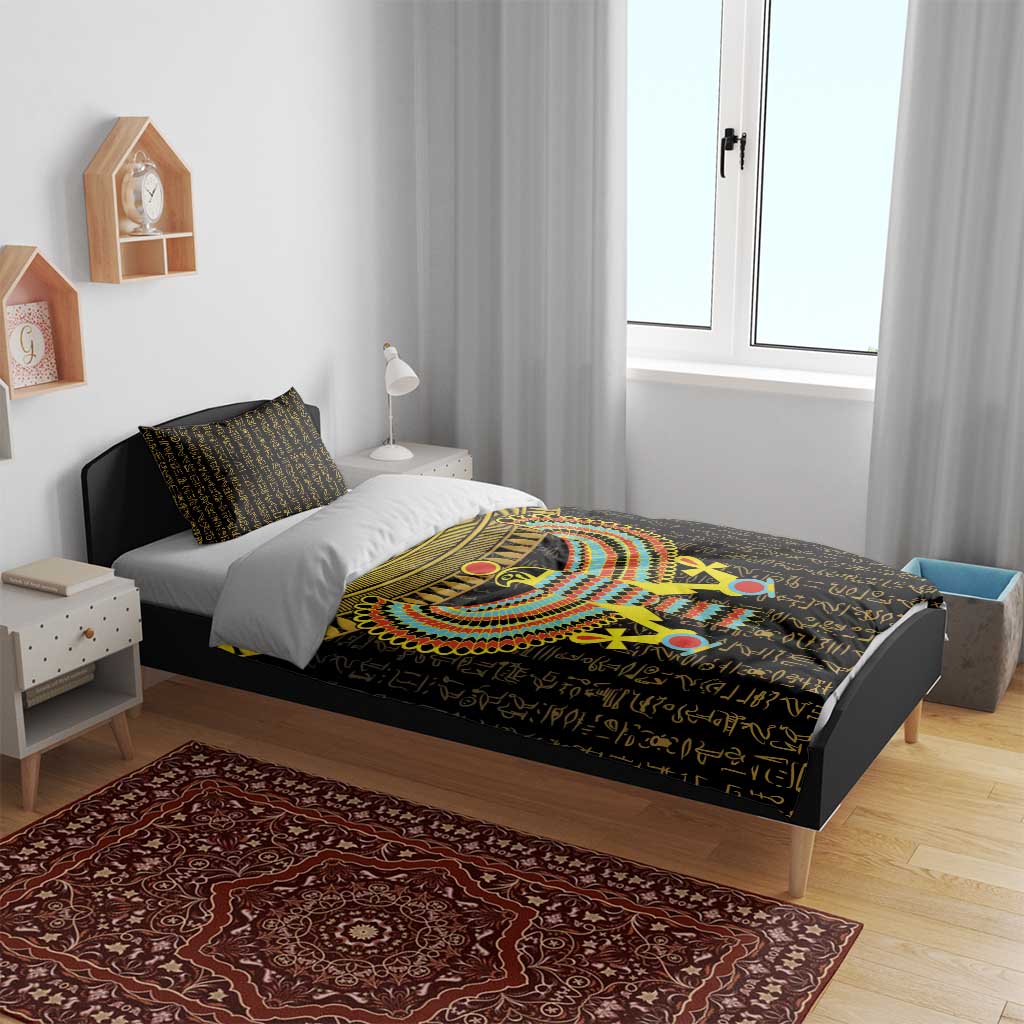 Ancient Egyptian Bedding Set Symbol of Horus The Falcon God LT9