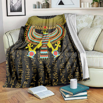 Ancient Egyptian Blanket Symbol of Horus The Falcon God LT9