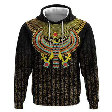 Ancient Egyptian Hoodie Symbol of Horus The Falcon God LT9
