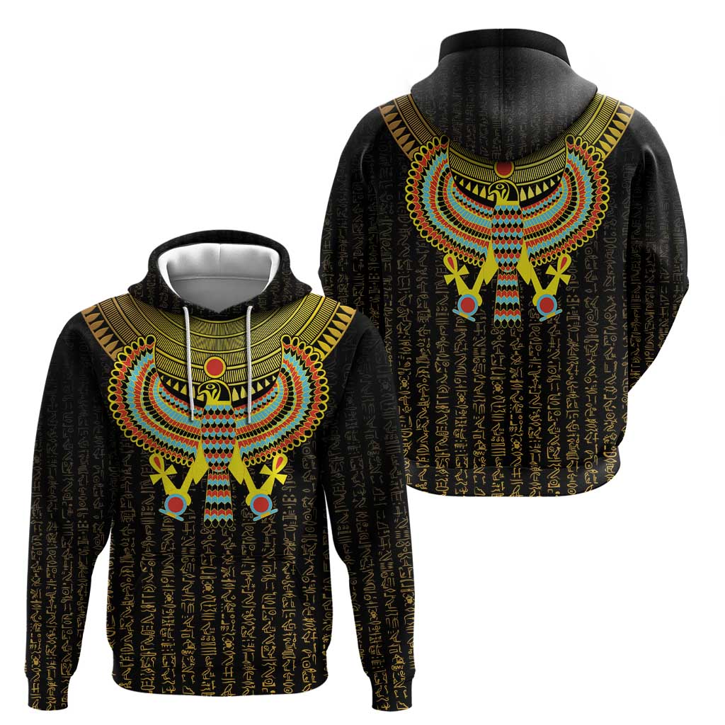 Ancient Egyptian Hoodie Symbol of Horus The Falcon God LT9