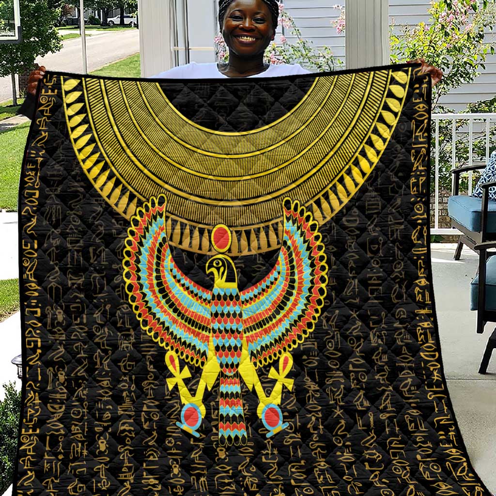 Ancient Egyptian Quilt Symbol of Horus The Falcon God LT9