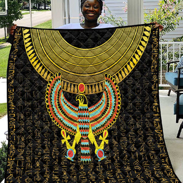 Ancient Egyptian Quilt Symbol of Horus The Falcon God LT9