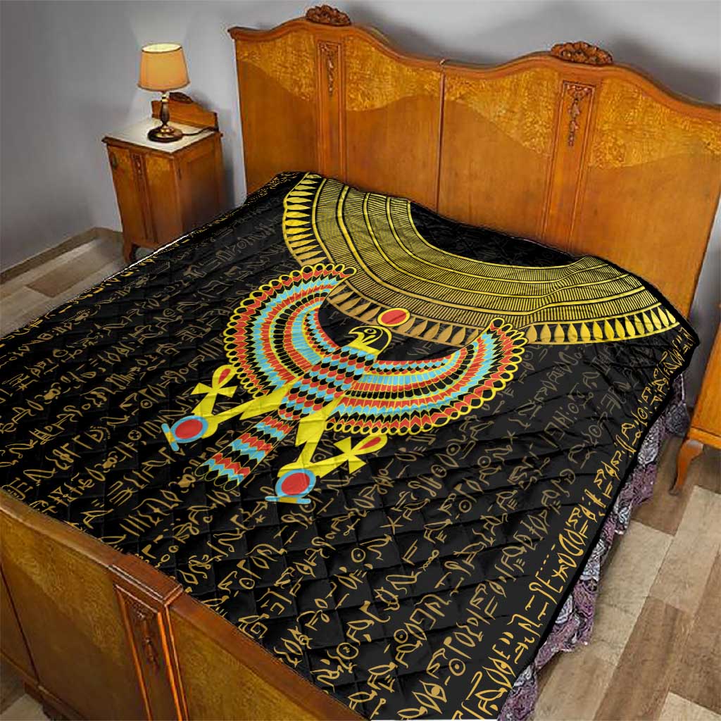 Ancient Egyptian Quilt Symbol of Horus The Falcon God LT9