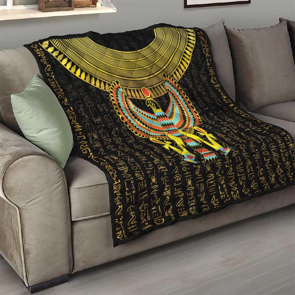 Ancient Egyptian Quilt Symbol of Horus The Falcon God LT9