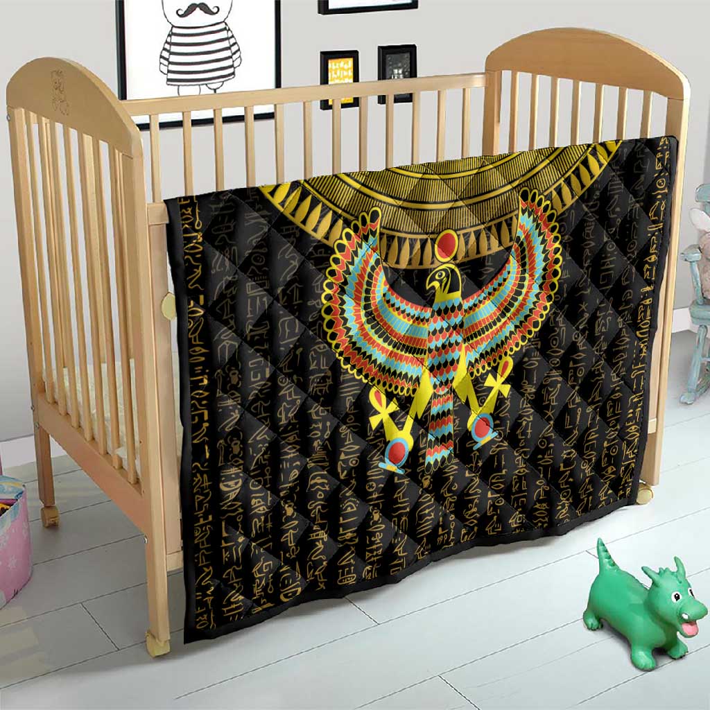 Ancient Egyptian Quilt Symbol of Horus The Falcon God LT9