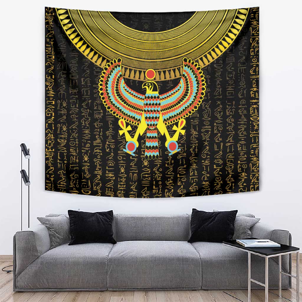 Ancient Egyptian Tapestry Symbol of Horus The Falcon God LT9