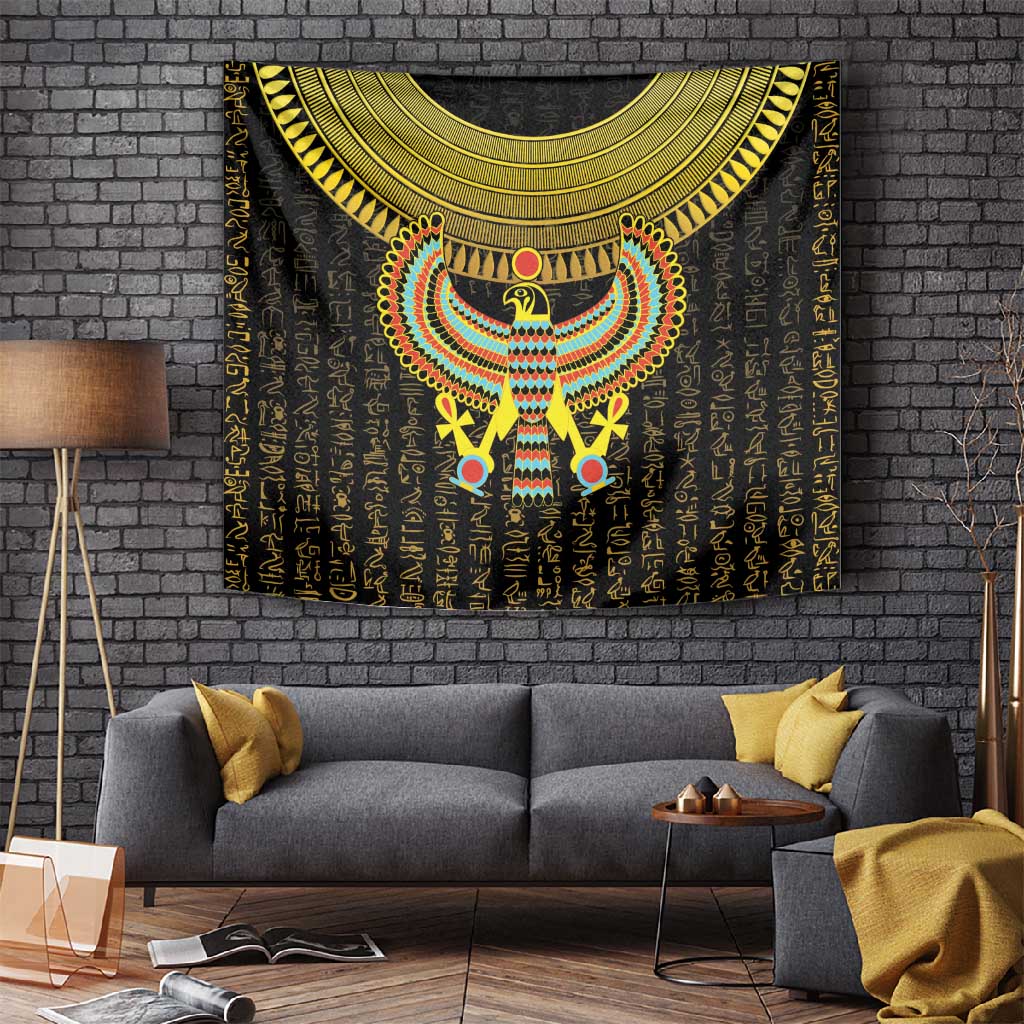 Ancient Egyptian Tapestry Symbol of Horus The Falcon God LT9