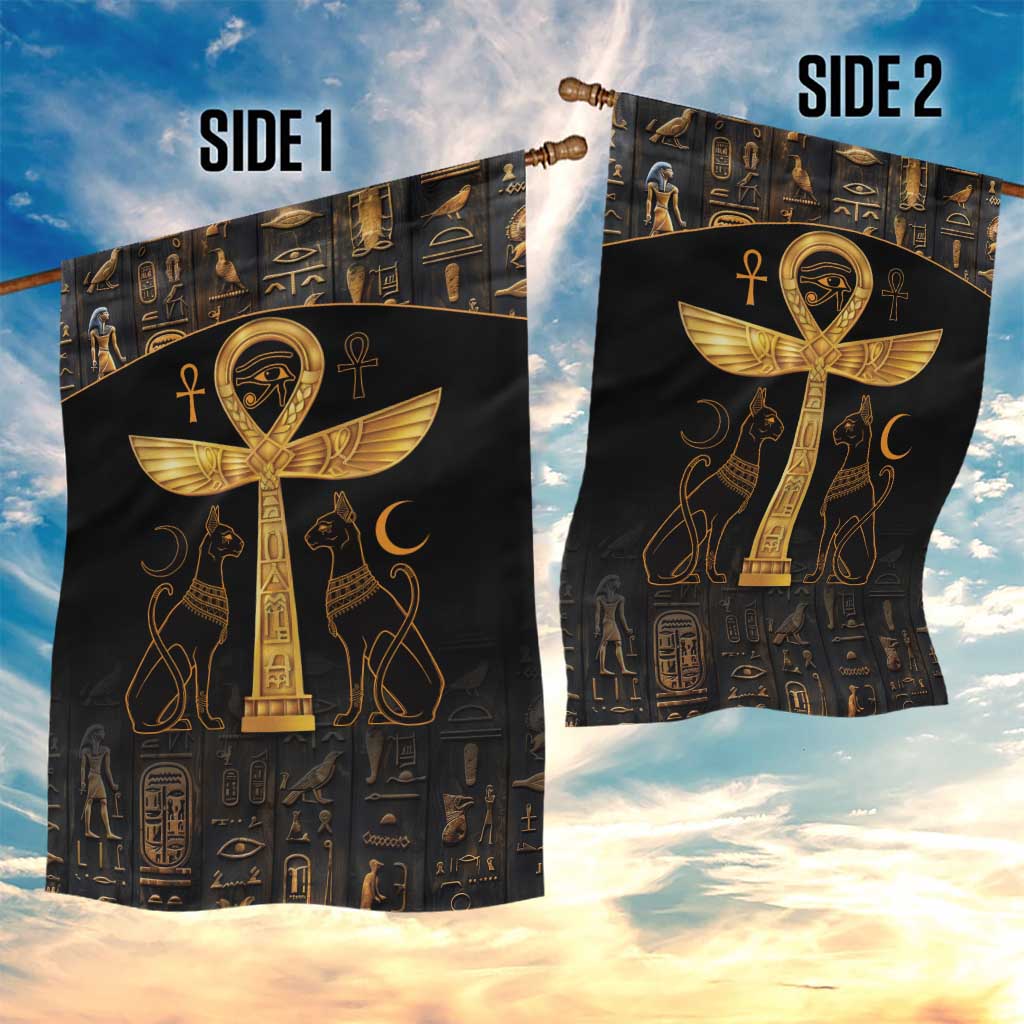 Ankh with Eye of Horus Garden Flag Ancient Egypt Culture LT9