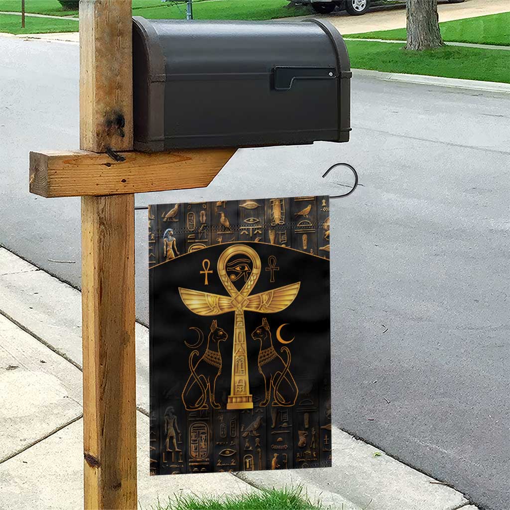Ankh with Eye of Horus Garden Flag Ancient Egypt Culture LT9