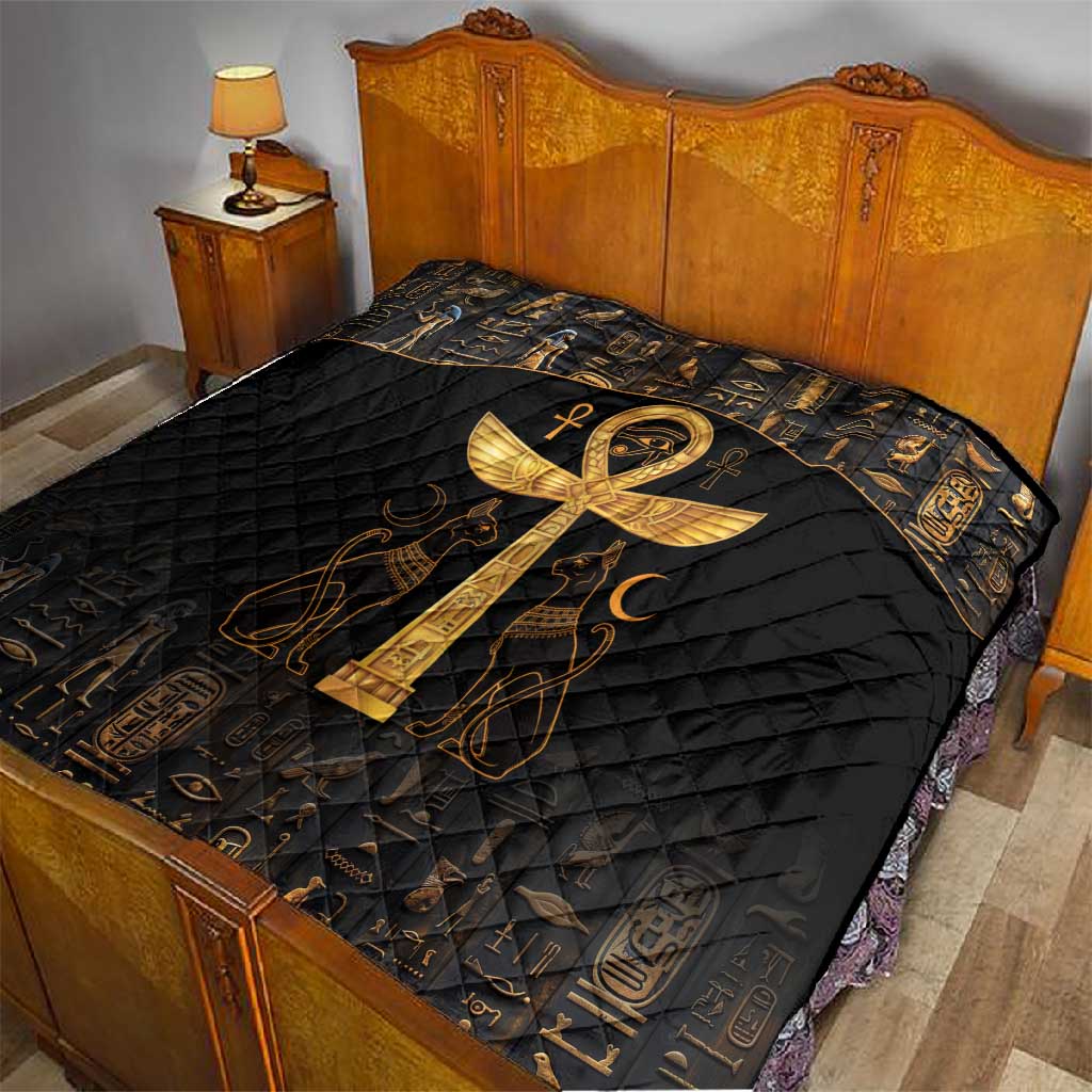 Ankh with Eye of Horus Quilt Ancient Egypt Culture LT9