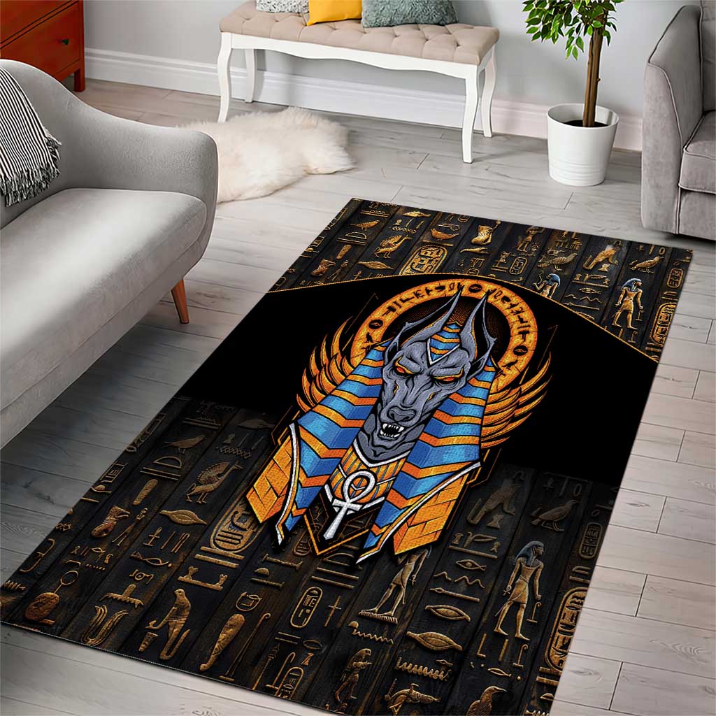 Egyptian Anubis Area Rug Ancient Egypt Culture LT9