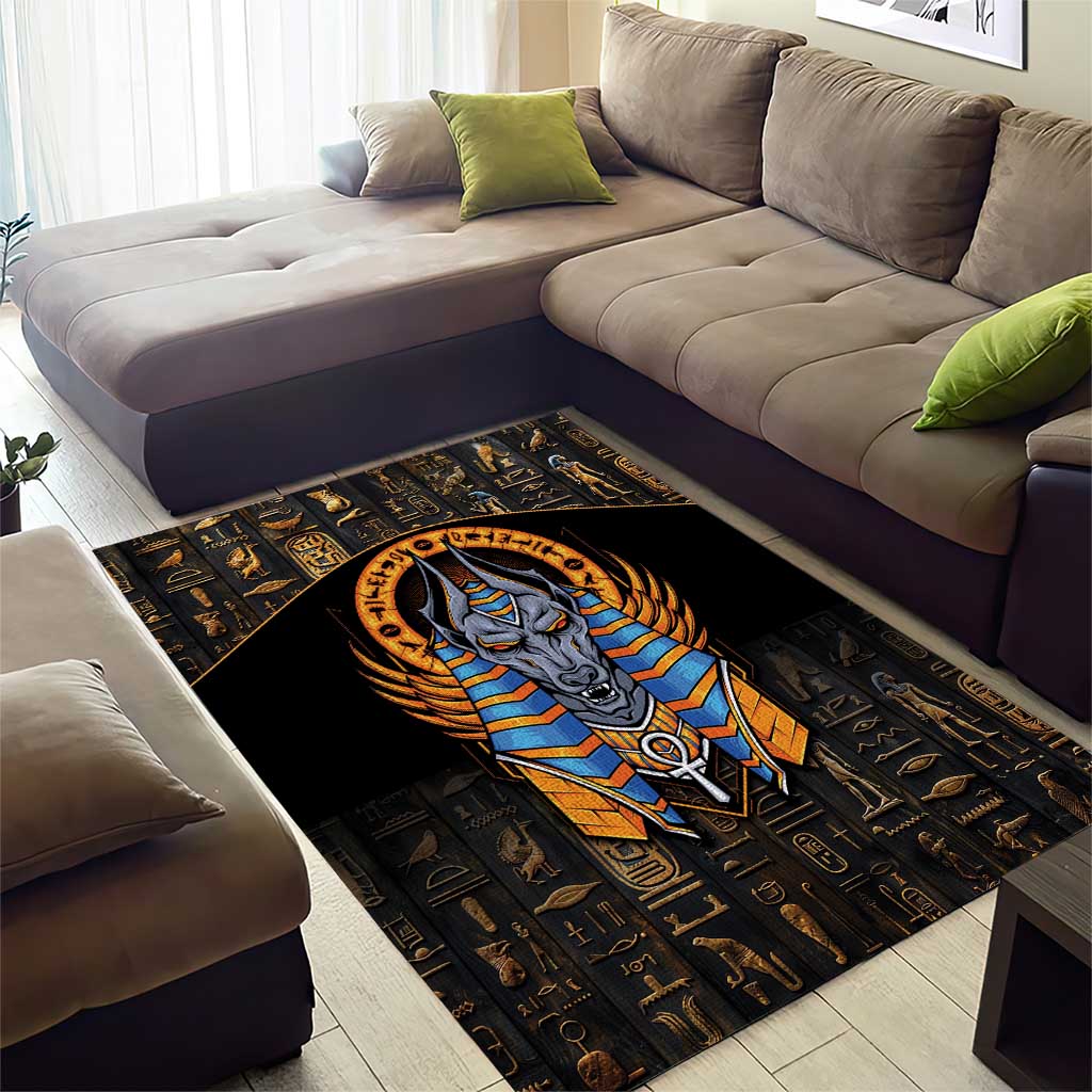 Egyptian Anubis Area Rug Ancient Egypt Culture LT9