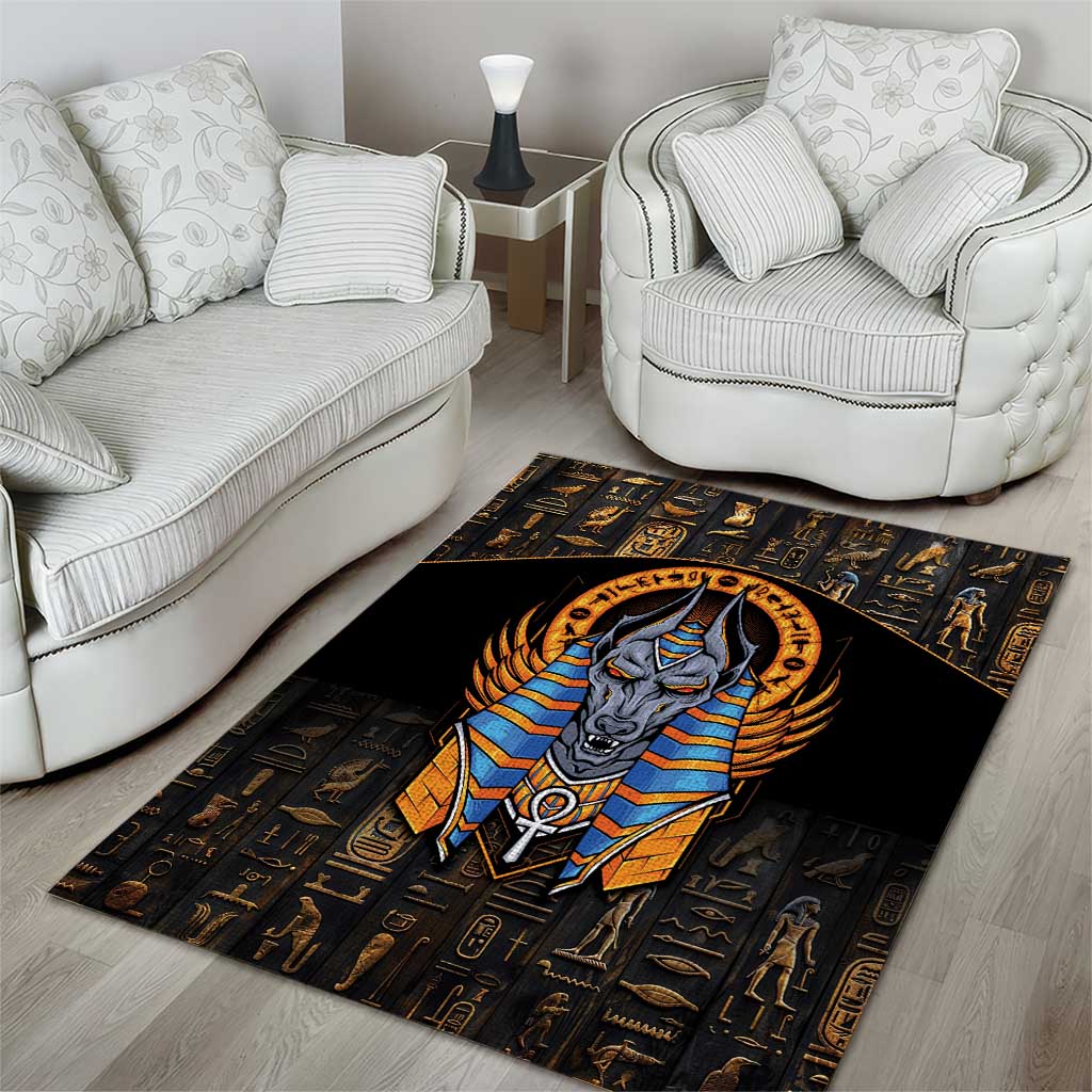 Egyptian Anubis Area Rug Ancient Egypt Culture LT9