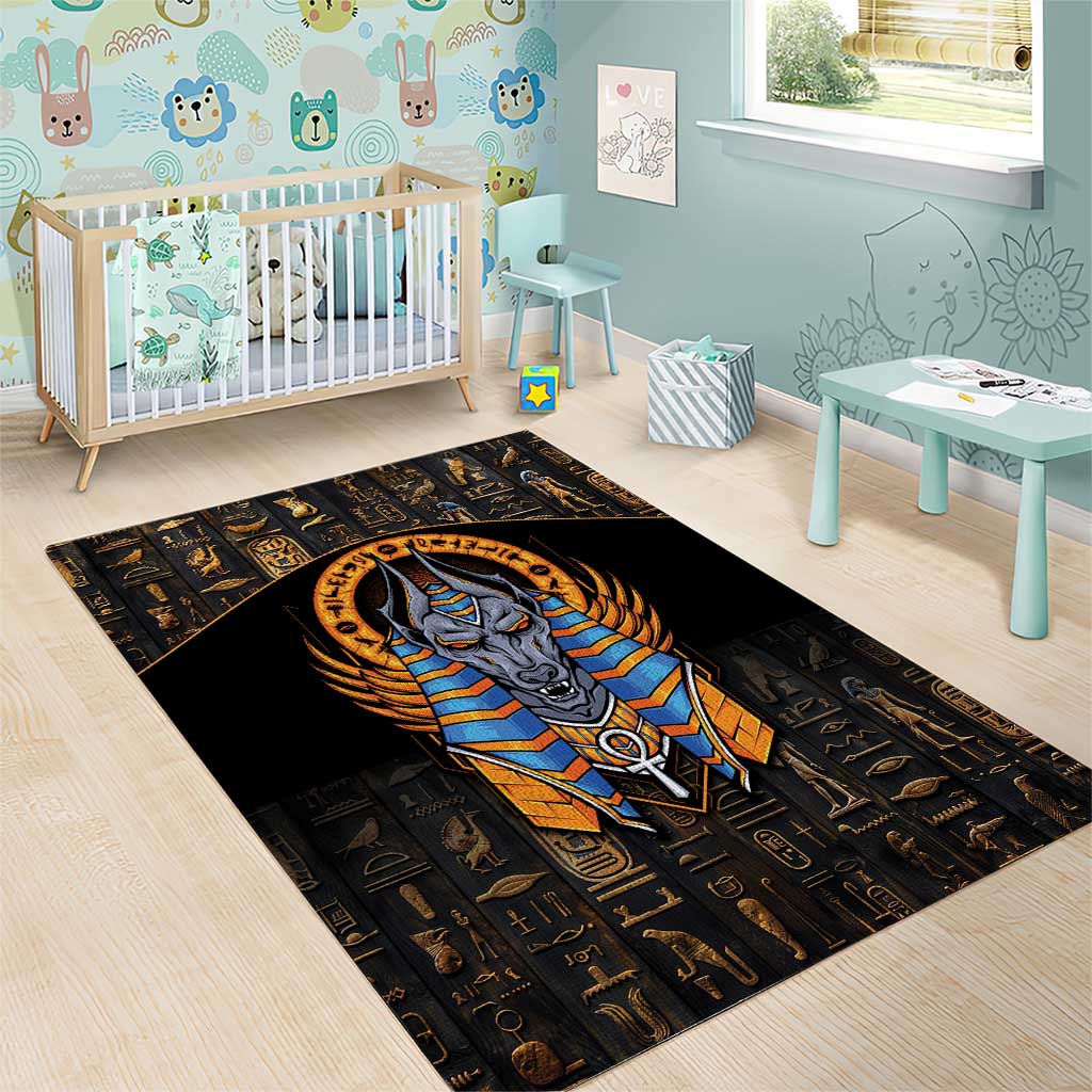 Egyptian Anubis Area Rug Ancient Egypt Culture LT9