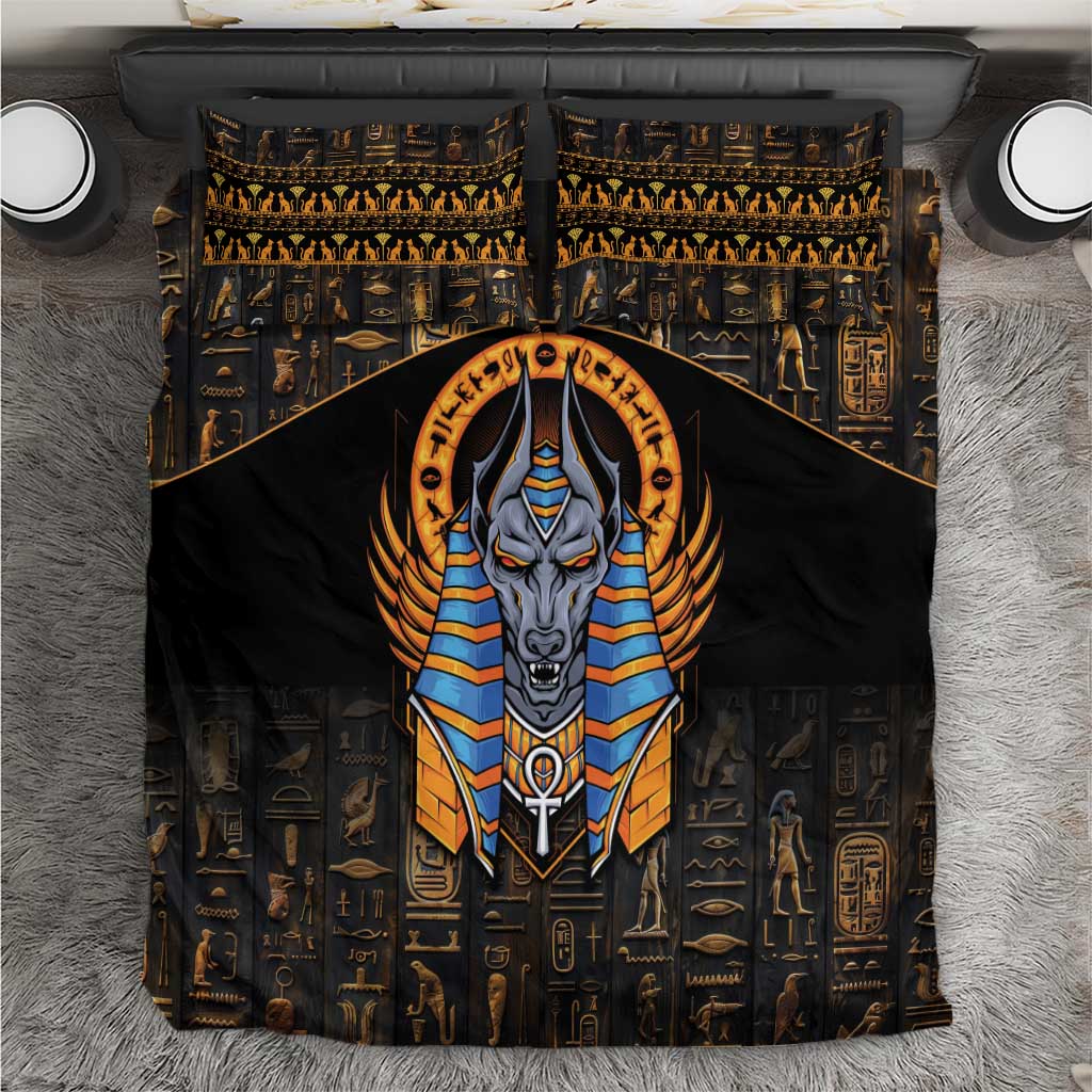 Egyptian Anubis Bedding Set Ancient Egypt Culture LT9