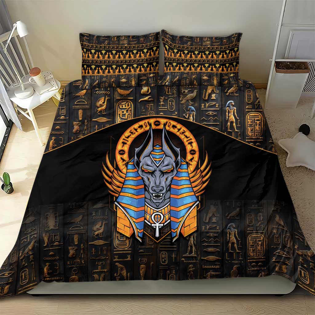 Egyptian Anubis Bedding Set Ancient Egypt Culture LT9