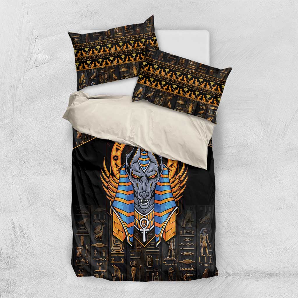 Egyptian Anubis Bedding Set Ancient Egypt Culture LT9