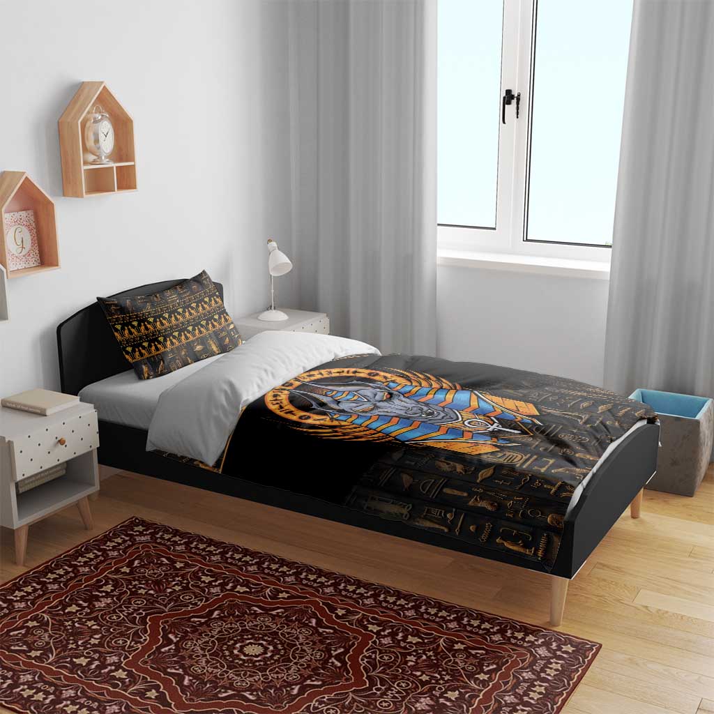 Egyptian Anubis Bedding Set Ancient Egypt Culture LT9