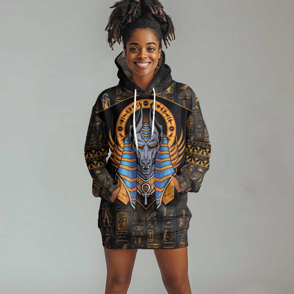 Egyptian Anubis Hoodie Dress Ancient Egypt Culture LT9