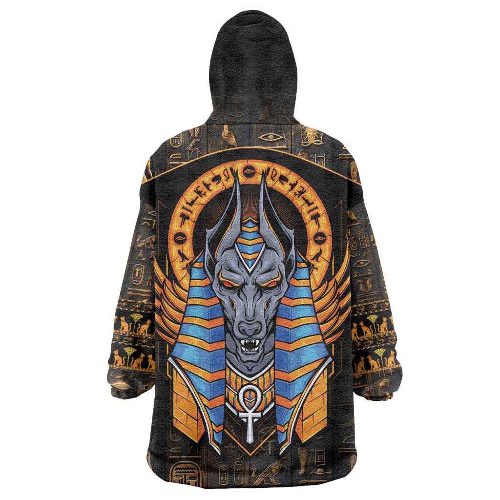 Egyptian Anubis Wearable Blanket Hoodie Ancient Egypt Culture LT9