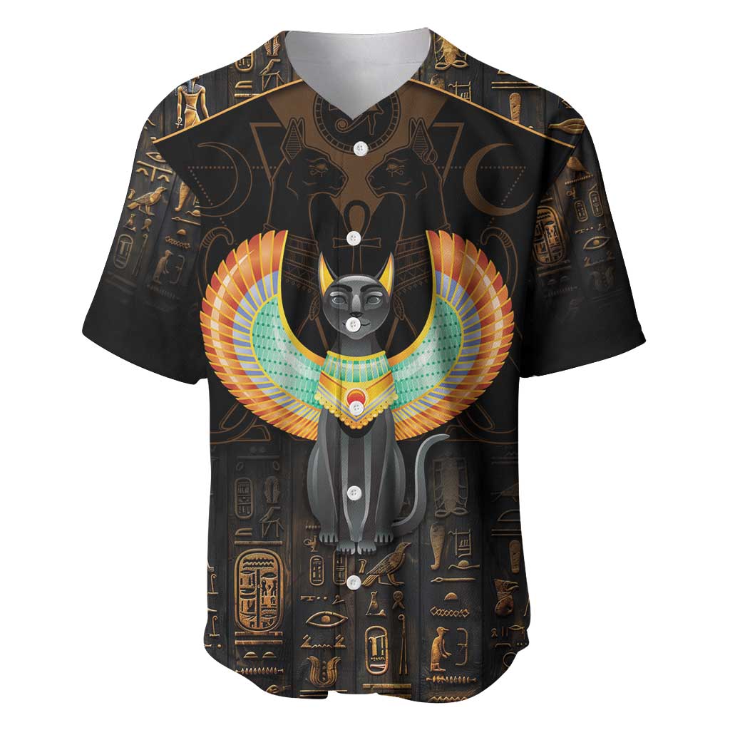 Winged Egypt Cats Baseball Jersey Ancient Egypt Culture LT9