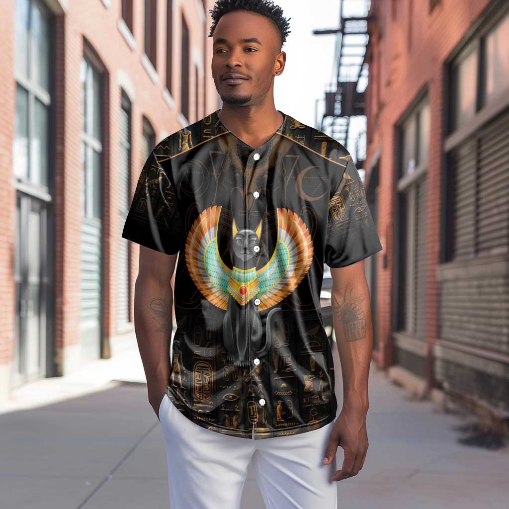 Winged Egypt Cats Baseball Jersey Ancient Egypt Culture LT9