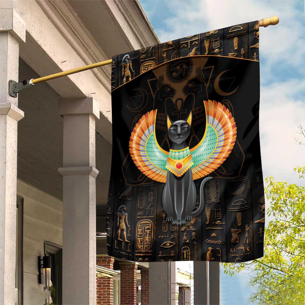 Winged Egypt Cats Garden Flag Ancient Egypt Culture LT9