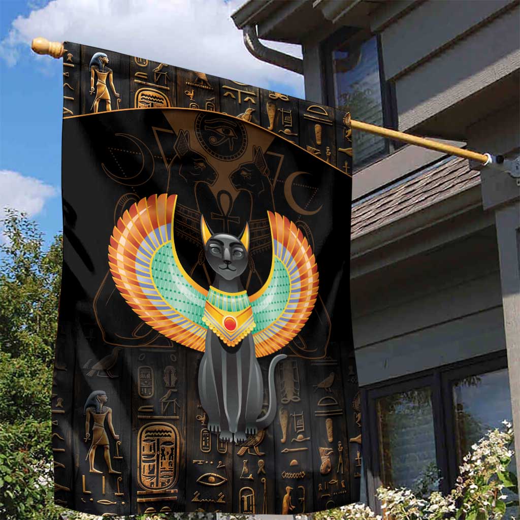Winged Egypt Cats Garden Flag Ancient Egypt Culture LT9