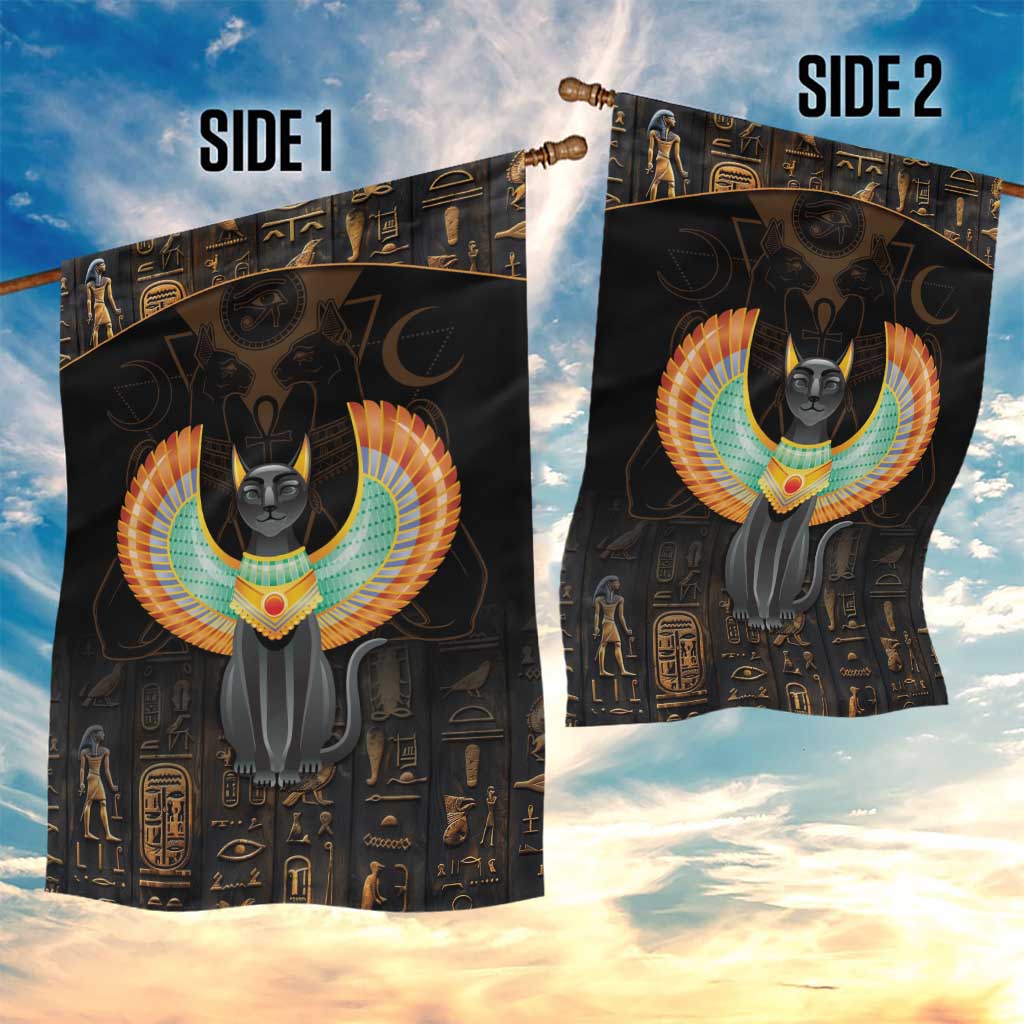 Winged Egypt Cats Garden Flag Ancient Egypt Culture LT9
