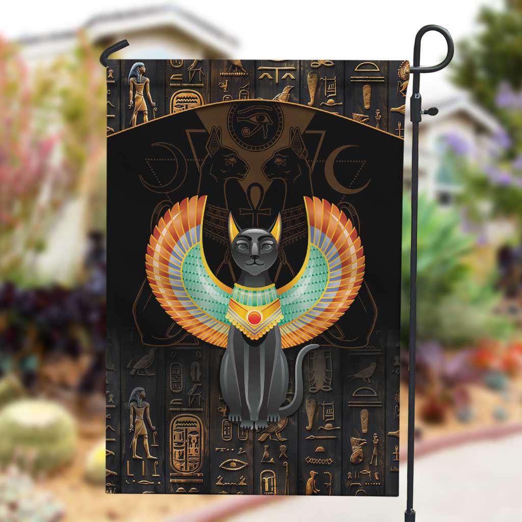 Winged Egypt Cats Garden Flag Ancient Egypt Culture LT9