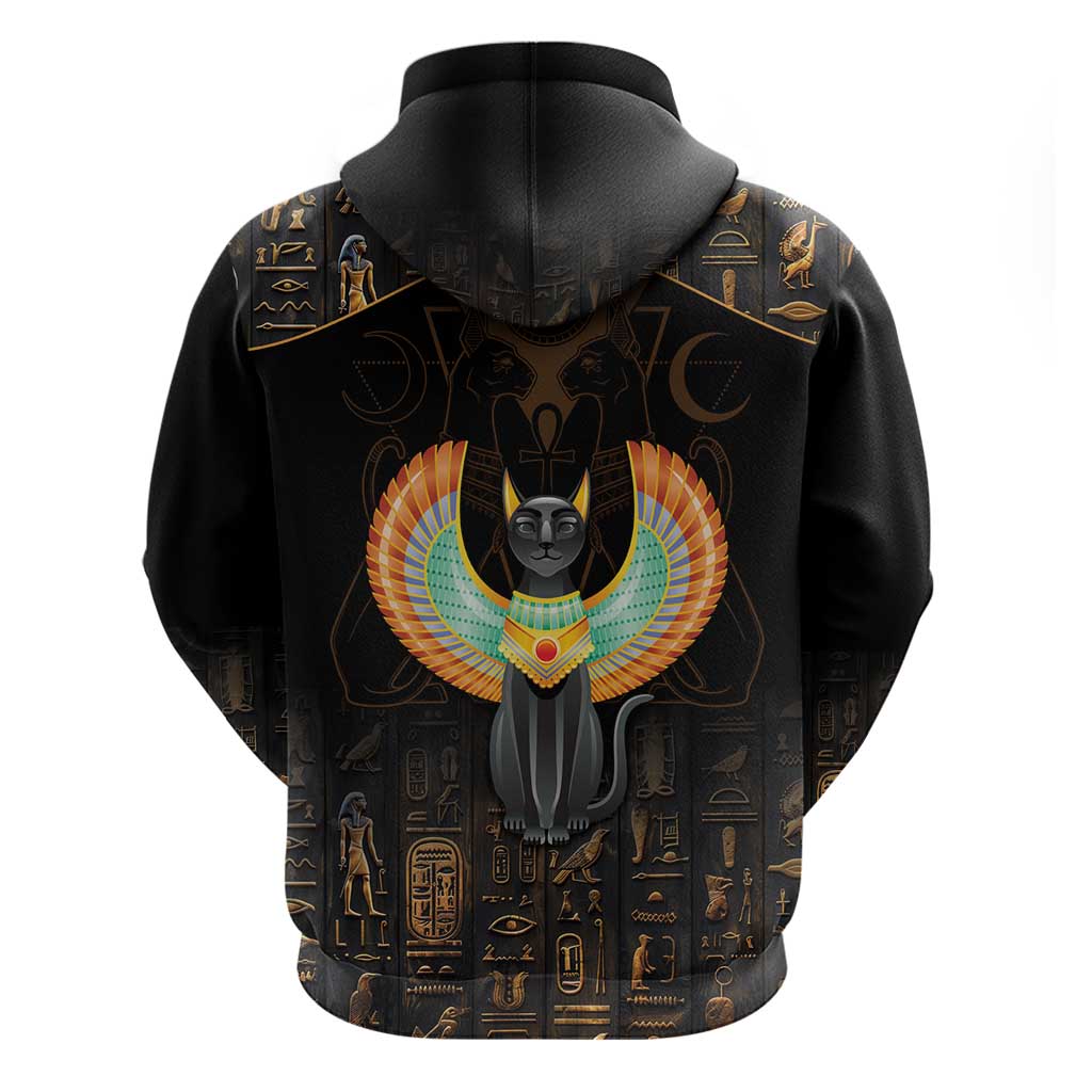 Winged Egypt Cats Hoodie Ancient Egypt Culture LT9