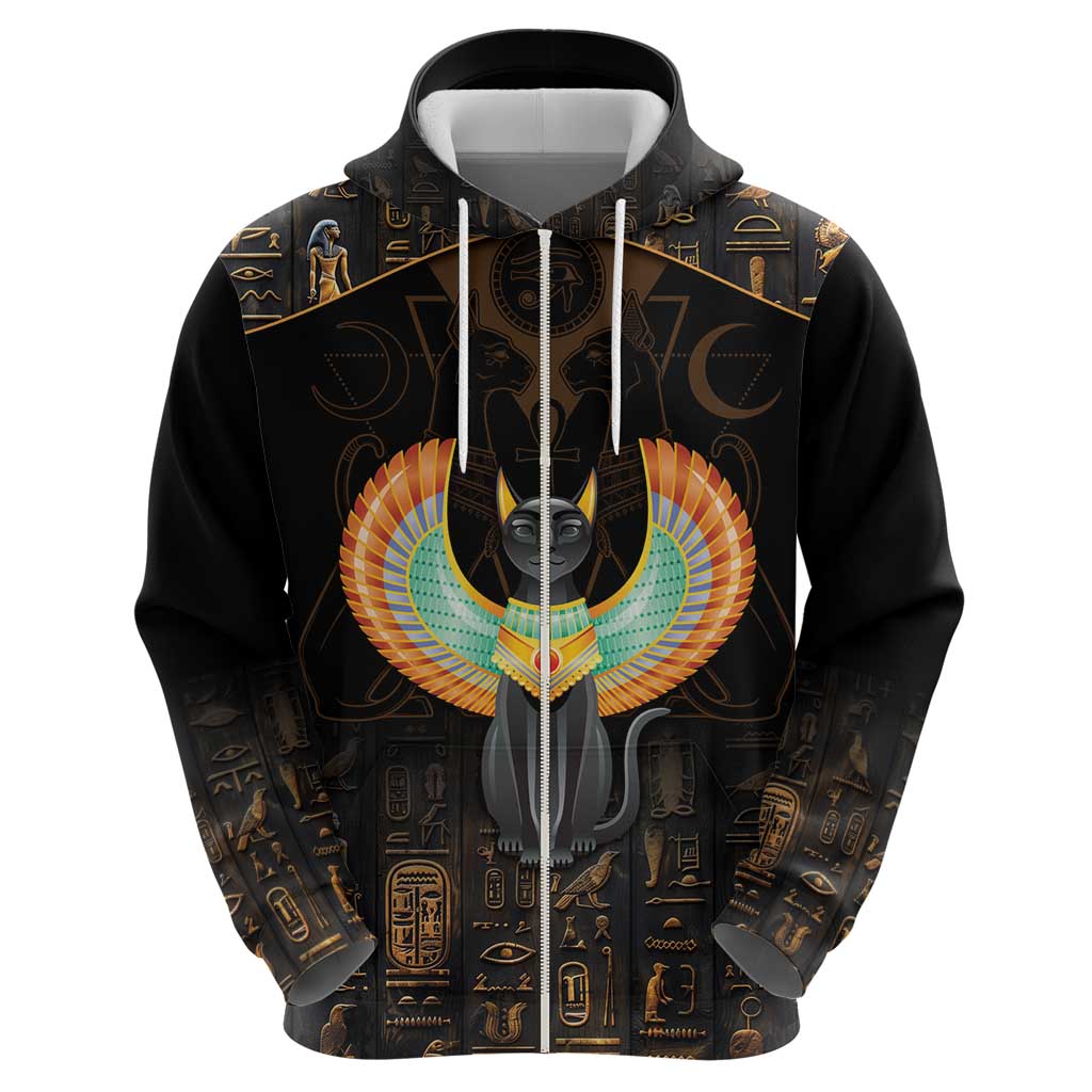 Winged Egypt Cats Hoodie Ancient Egypt Culture LT9