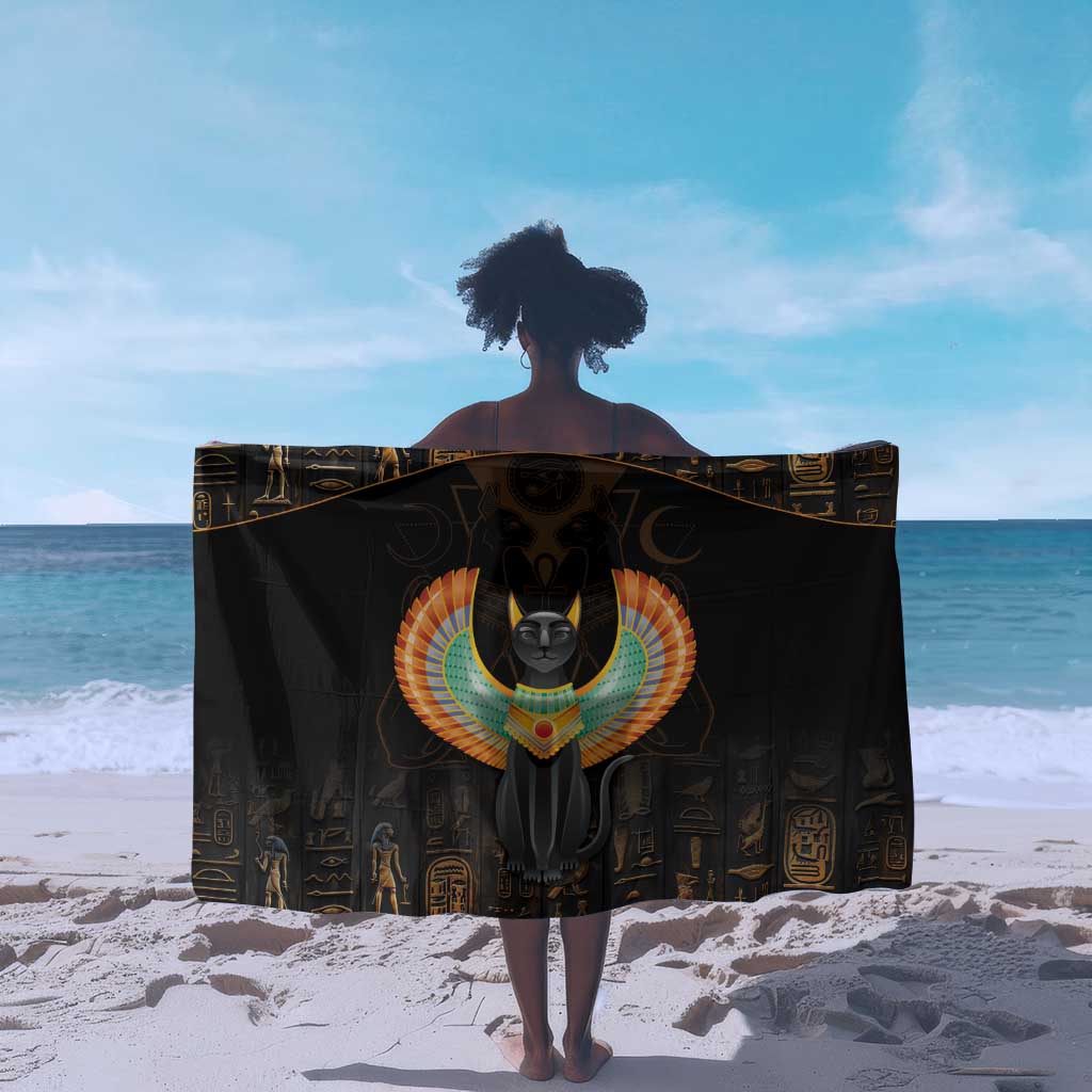 Winged Egypt Cats Sarong Ancient Egypt Culture LT9