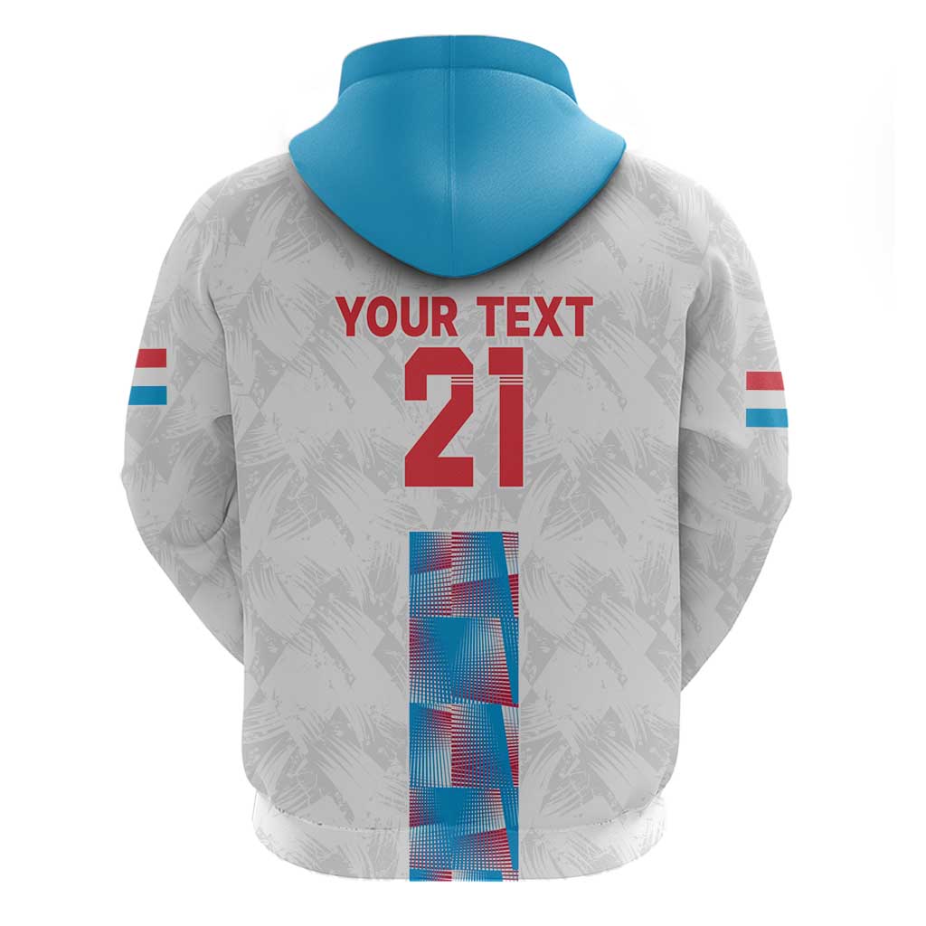 Luxembourg Football Custom Hoodie Les Lions Rouges LT9