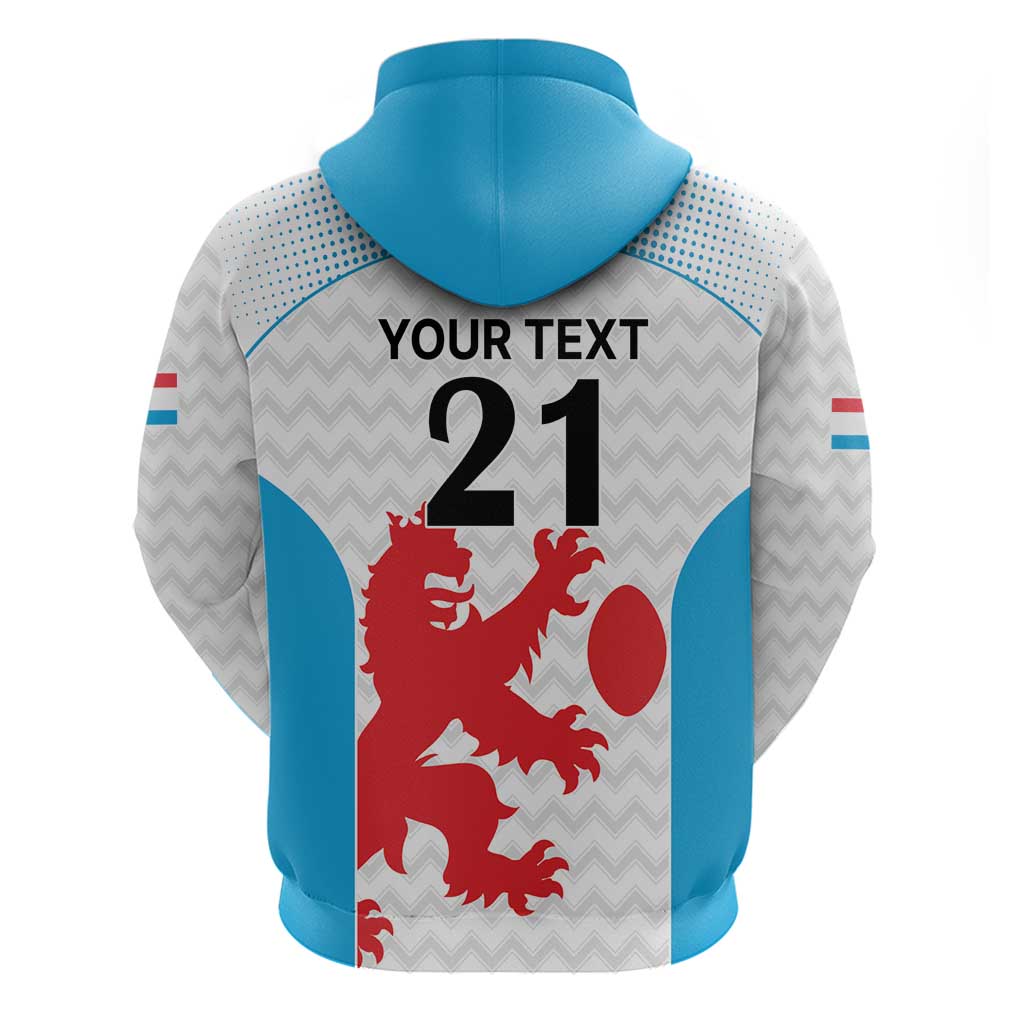 Luxembourg Custom Hoodie Motifs 2021-22 Federation Luxembourgeoise de Rugby LT9