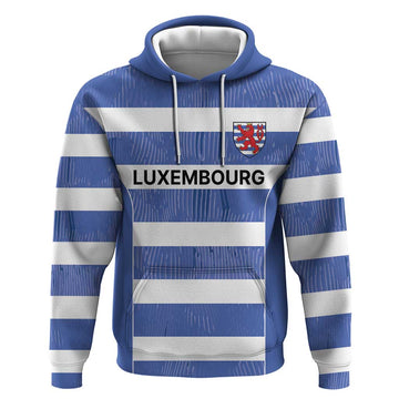 Luxembourg Rugby Custom Hoodie Motifs 1997 Vintage LT9
