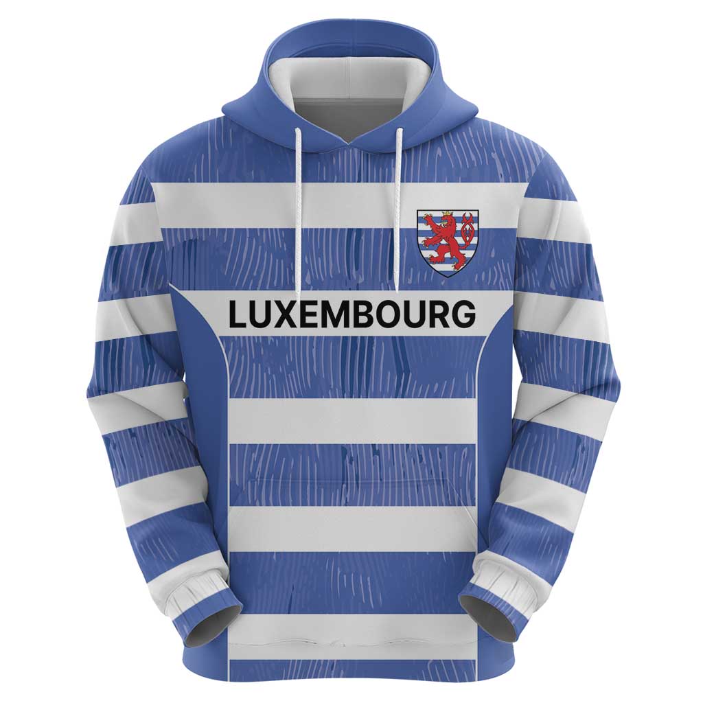 Luxembourg Rugby Custom Hoodie Motifs 1997 Vintage LT9